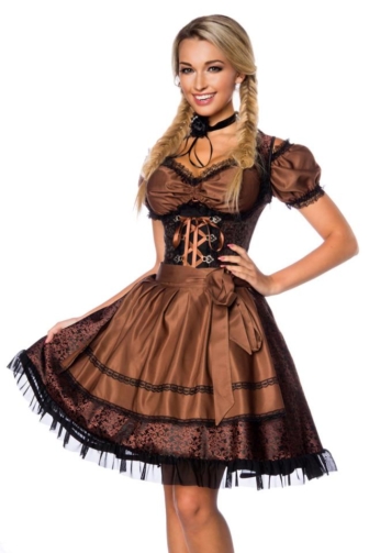 premium jacquard Dirndl with blouse