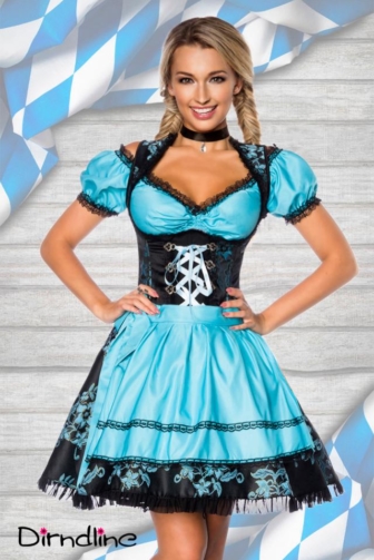 premium jacquard Dirndl with blouse