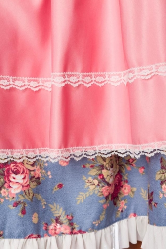 premium denim  Dirndl & blouse