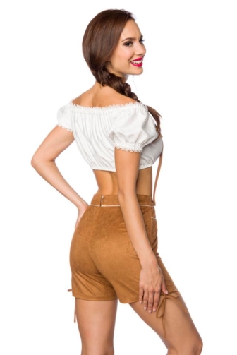 bavarian shorts with embroidery