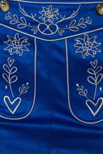 bavarian mini skirt with embroidery
