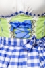 under bust Dirndl with squared apron