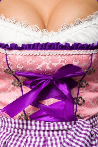 Dirndl with squared apron